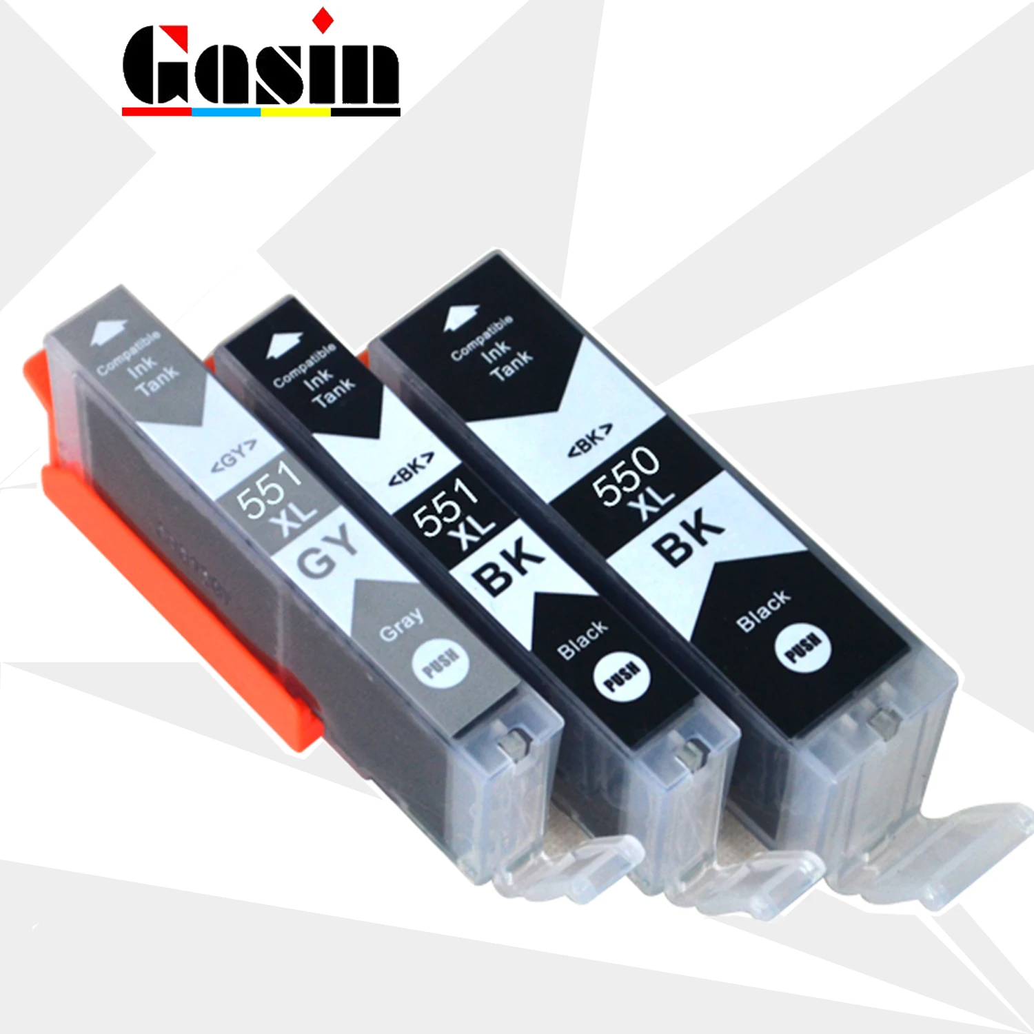 Сменный чернильный картридж Gasin 550XL 551 XL для Canon PGI-550XL PGI550 PGI 550 CLI551 PIXMA IP7250 MG5450 |