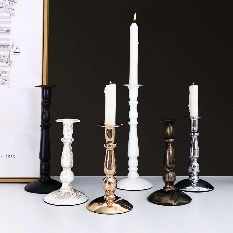 

Золотой подсвечник в стиле ретро, европейский стиль, подсвечник, товары для дома, предметы интерьера, украшение для вечеринки