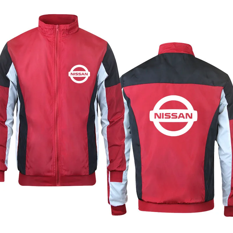 

Новая мужская бейсбольная куртка Nissan с принтом логотипа, мужская бейсбольная куртка для фитнеса, бега, локомотивная ветровка