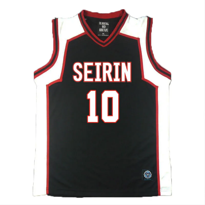 Аниме Kuroko No Basuke SEIRIN Kagami Taiga 10 # костюм баскетбольная майка Косплей форма рубашка