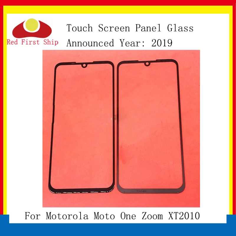 10 шт./лот ЖК Передняя панель для Motorola Moto One Zoom XT2010 Сенсорная передняя внешняя