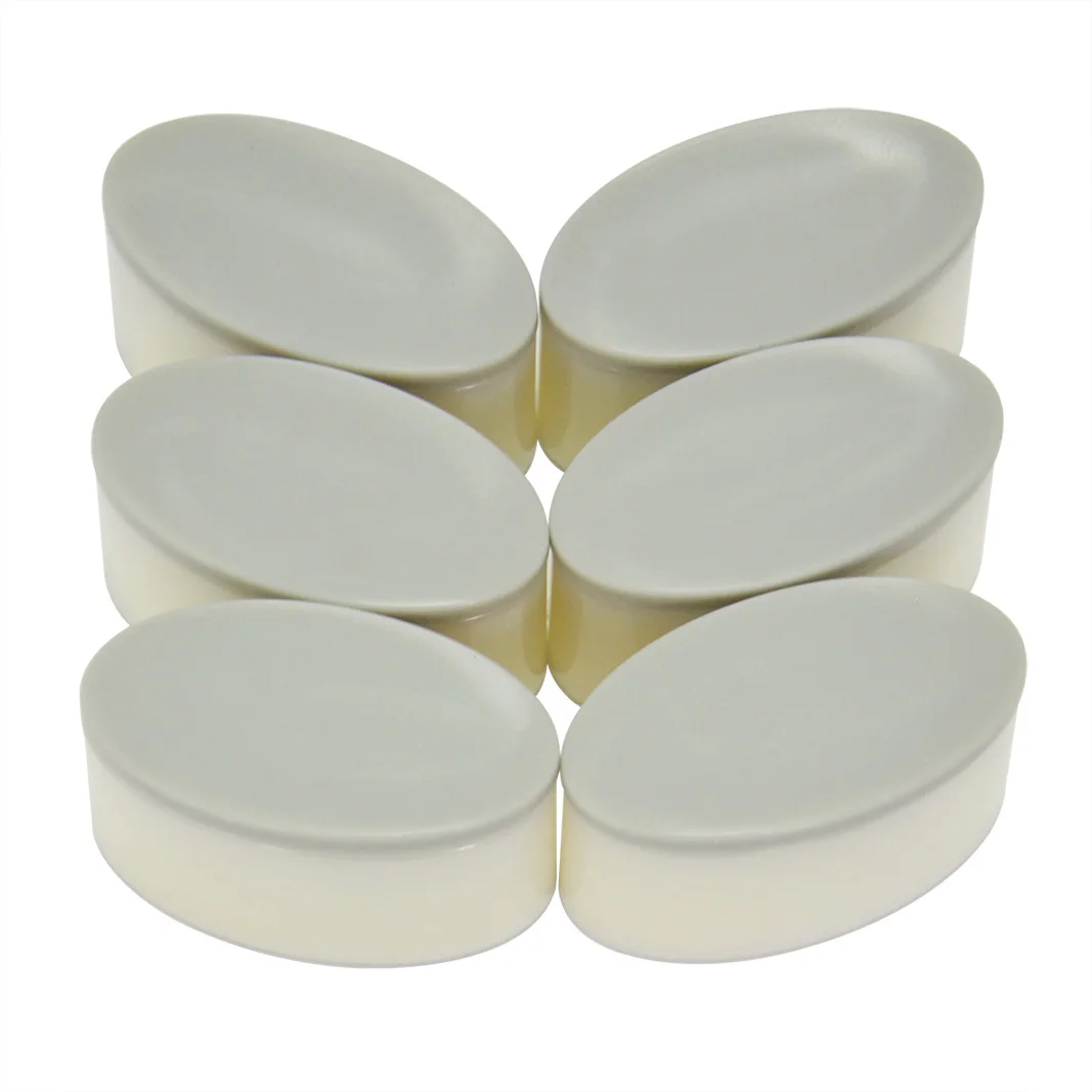6PCS Bumpers Atalawa неэлектрическое механическое биде туалетное крепление с самоочищающимся соплом металлический шланг латунный Т-адаптер, спрей для пресной воды - Цвет: 6PCS Bumpers