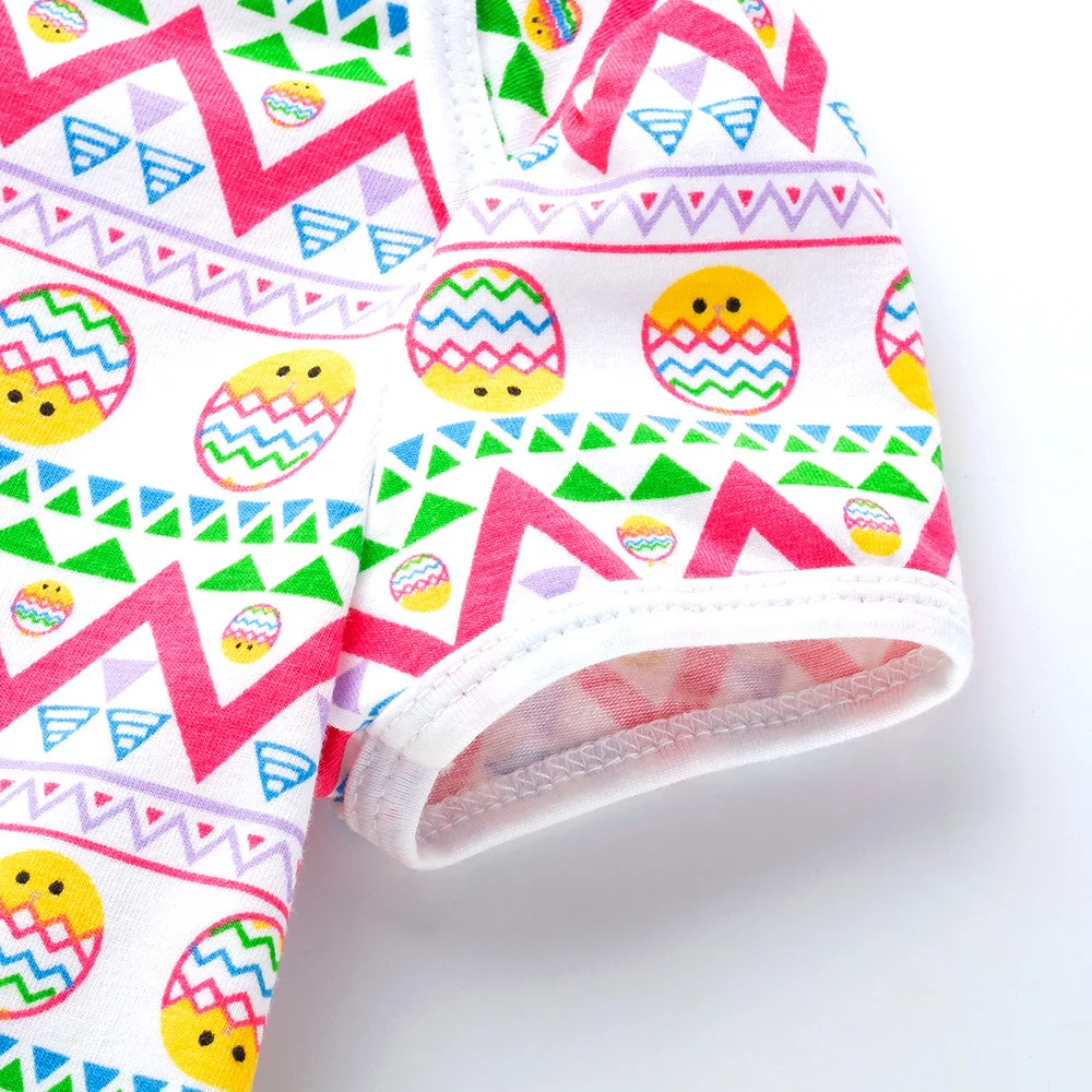 Модный весенний ярко-желтый волнистый полосатый Пасхальный костюм с яйцами