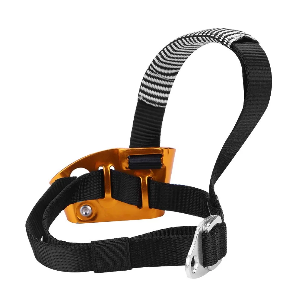 Наружная Левая Правая ножной Жумар стояк универсальная наружная скалолазание оборудование для горного туризма/альпинизма Шестерня безопасная и надежная