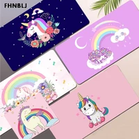 cute unicorn funny laptop gaming mice mousepad size for keyboards mat mousepad for boyfriend gift