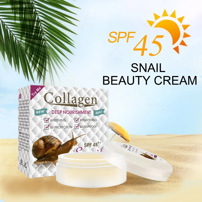 

30ml Collagen snail lady cream concealer brightening pearl cream moisturizing Skin care beauty products skin care products