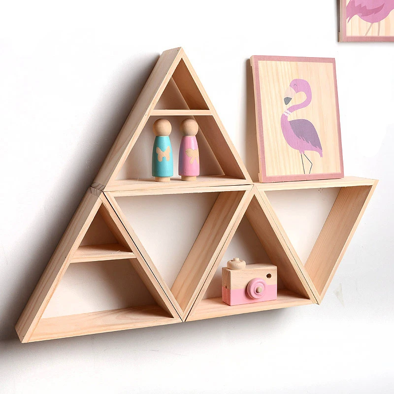 Деревянное украшение для стены в скандинавском стиле гостиной спальни