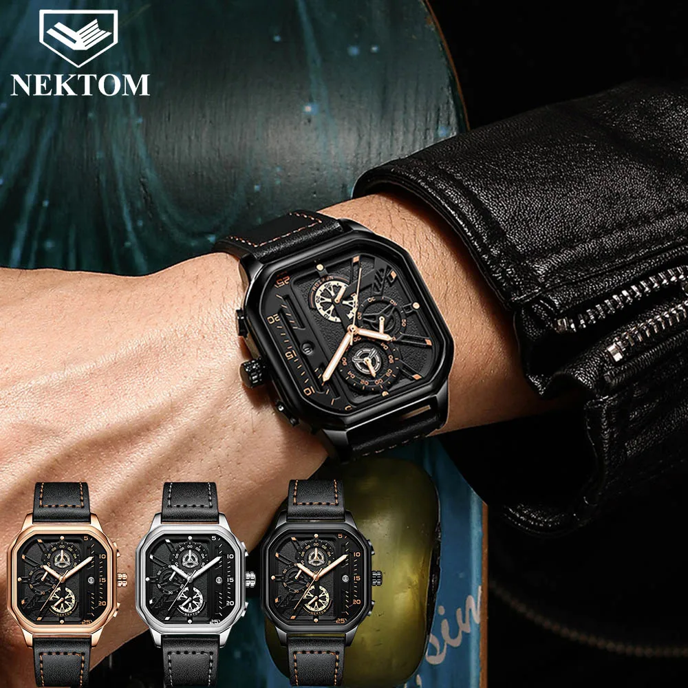 Creative Men Watch Top Brand Luxury Watches Mens Casual Waterproof Sport Watch For Men Fashion Automatic Date Clock Chronograph