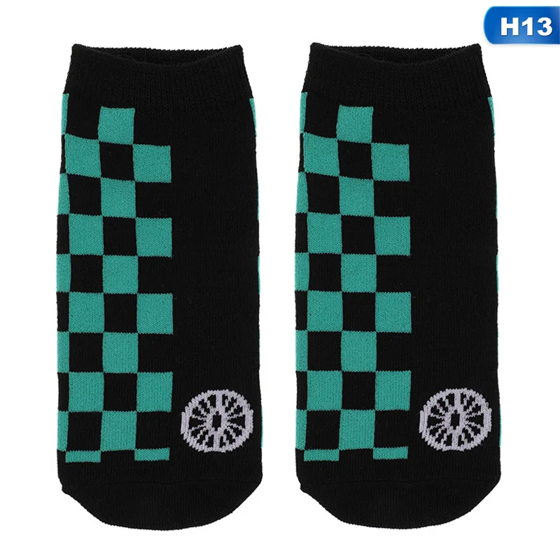 

Demon Slayer Kimetsu No Yaiba Sock Short socks Cosplay Prop Cartoons Anime Kamado Tanjirou Kamado Nezuko Cotton Socks