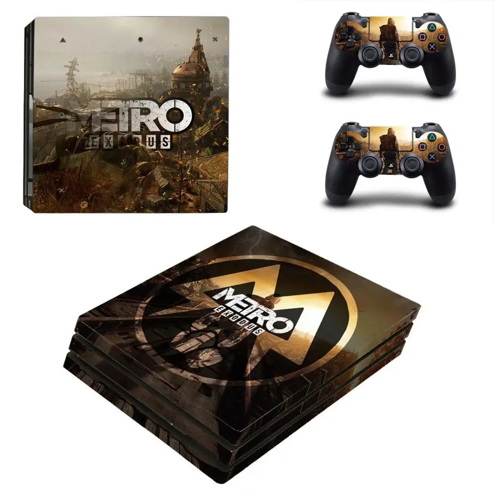 Metro Exodus PS4 Pro стикер s PS 4 Play станция Кожа Стикеры для playstation консоль и