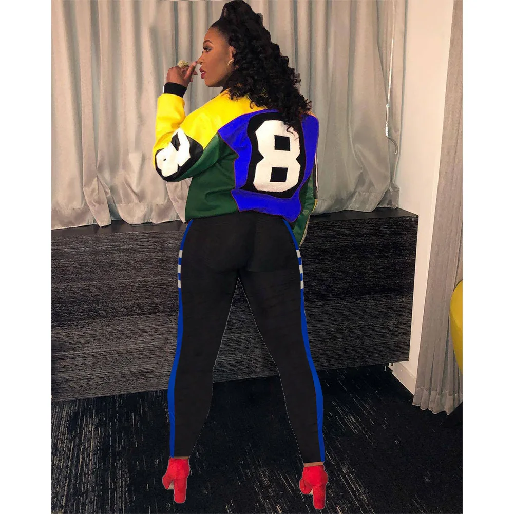 

Cutubly 2 Pieces Set For Women Autumn Winter Two Piece Set Fashion Women's Multicolor Warm Zipper Casual Two Piece Set 2021 New