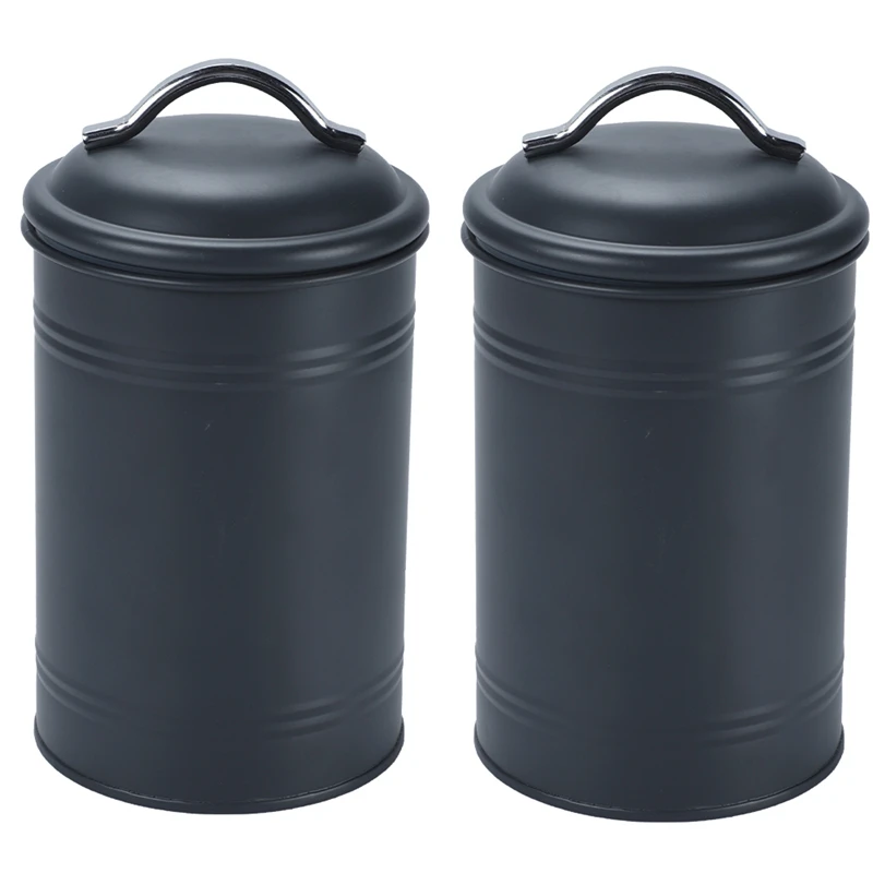 

2 шт., герметичная банка для хранения, настольная бутылка для хранения, Домашний Органайзер, контейнер для кофе, сахара, чая, многофункционал...