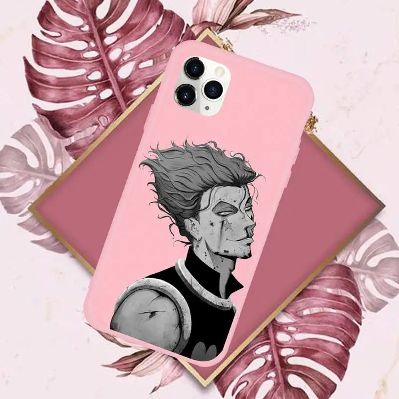 

Hisoka Anime Hunter X hunter Phone Case Candy Color for iPhone 6 7 8 11 12 s mini pro X XS XR MAX Plus