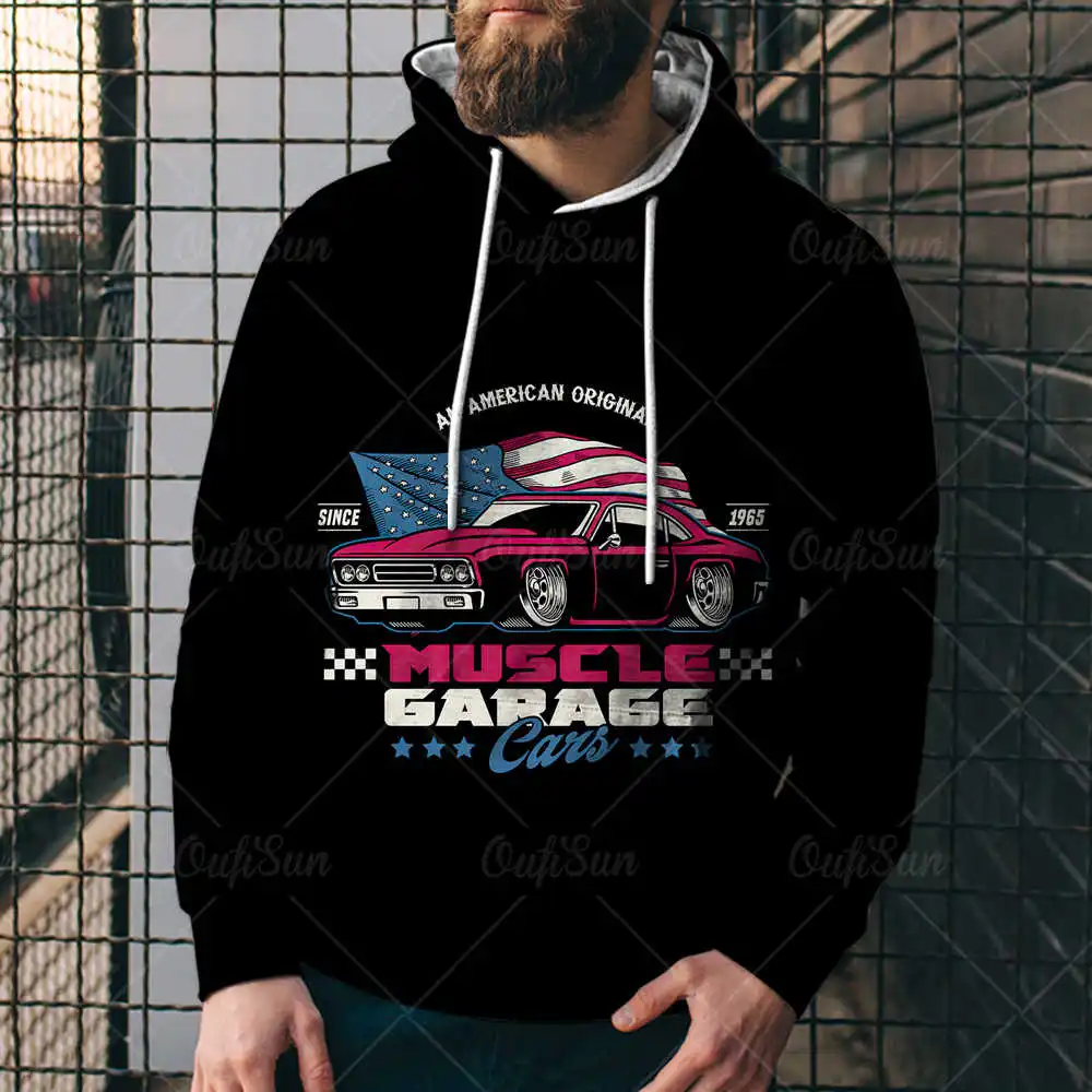 

Свитшот мужской и женский в стиле хип-хоп с капюшоном и круглым вырезом