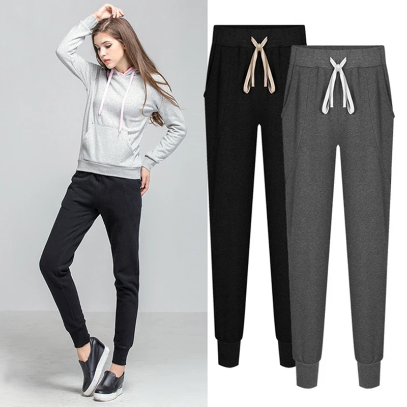 

Dasswei Fashion Warm Velvet Harem Pants For Women Autumn Winter Casual Solid Long Loose Trousers Female Thick Pants Drawstring