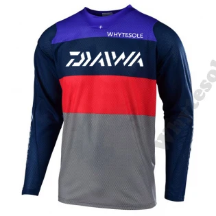 Новая быстросохнущая одежда для рыбалки с длинным рукавом для рыбалки - Цвет: RED