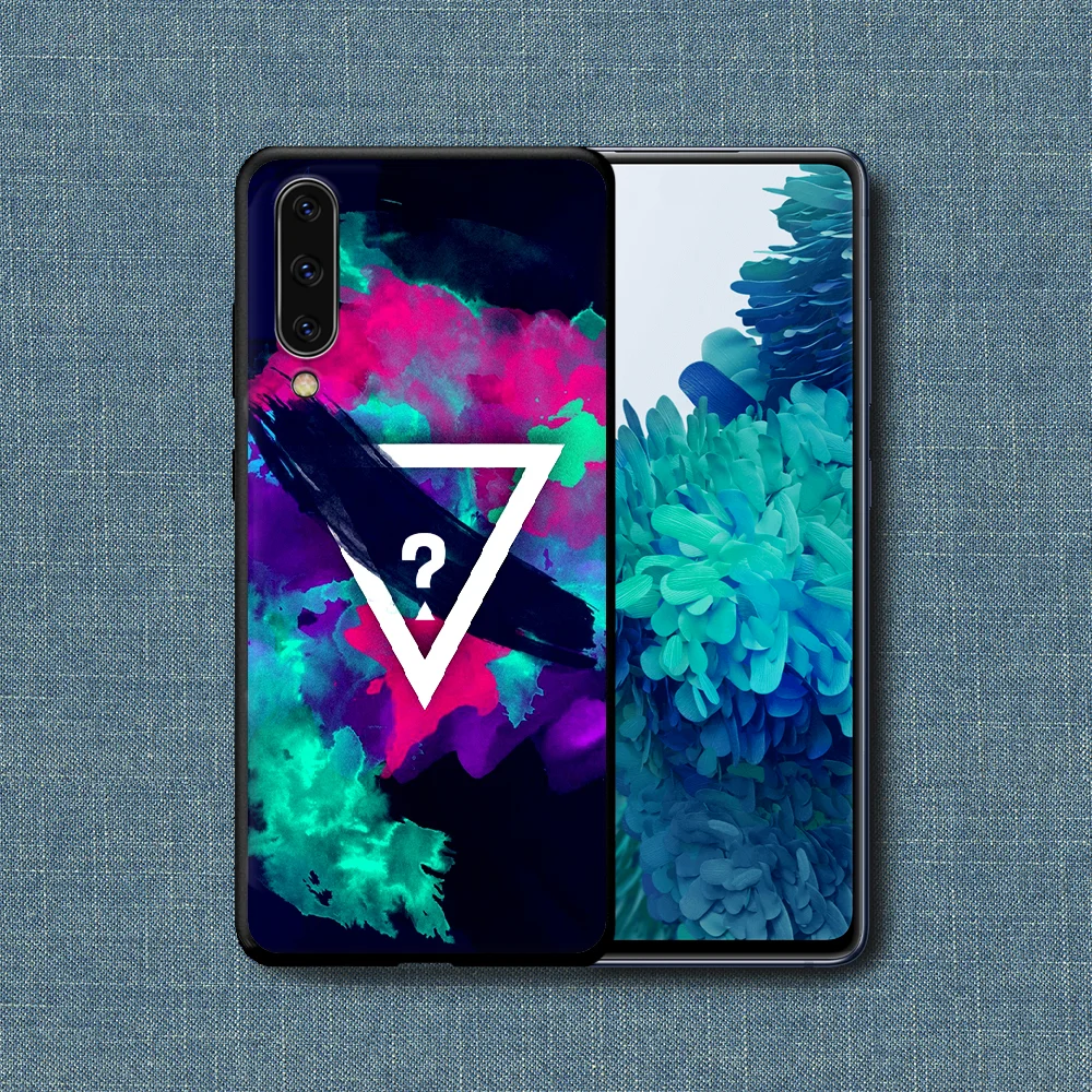 

Guess Trendy Brand Art Phone Case For Samsung Galaxy A 3 5 7 8 10 20 20E 21S 30 30S 40 50 51 70 71 black Etui 3D Waterproof