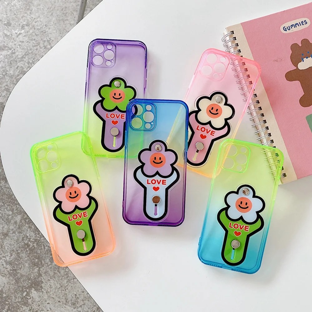 

Cartoon Bling Wrist Band Phone Case For IPhone 12 Pro Max 11 7 8 Plus XR XS MAX Wristband Soft Cover