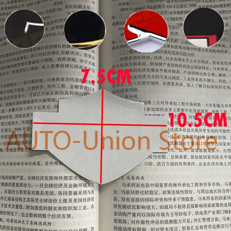 

3D stickers emblem LOGO tank compatible Motorcycle Aluminum sticker Escape Moto Exhaust Muffler for Low rider BREAKOUT 114