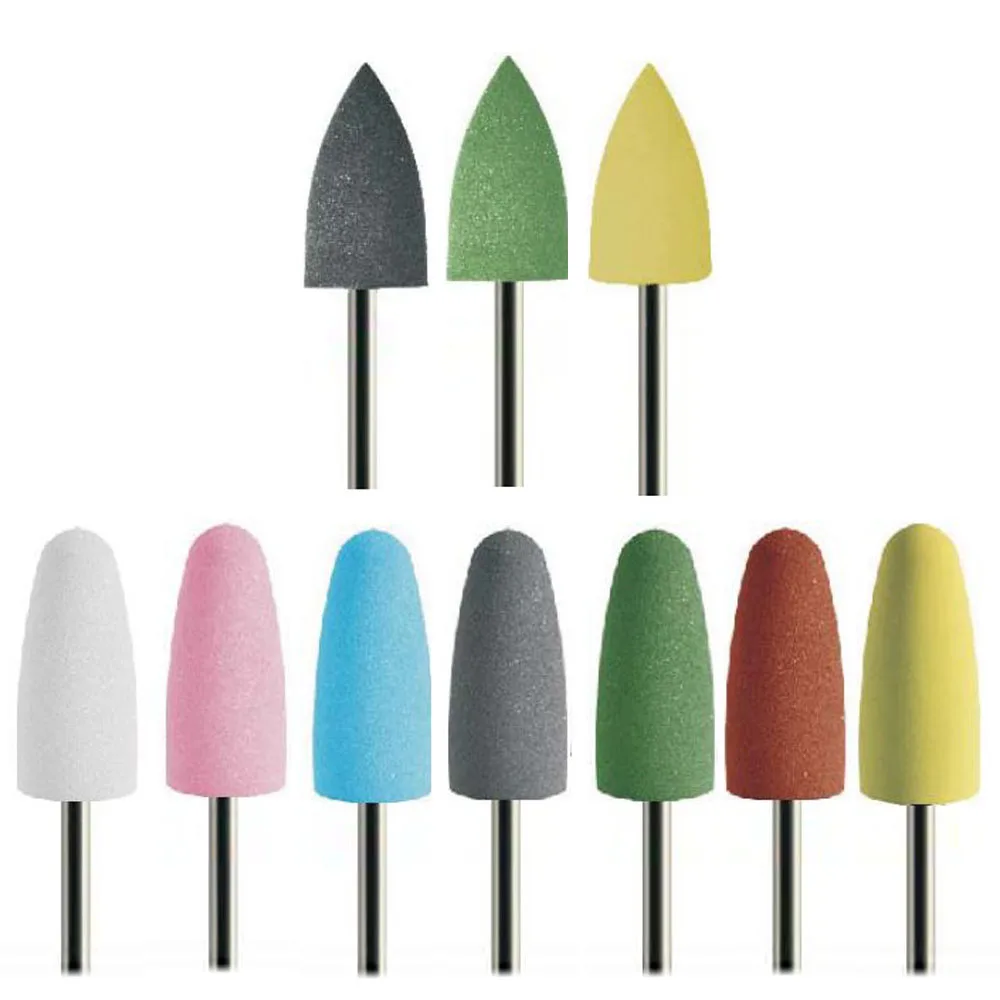 

10 шт., набор полировальных инструментов для зубов, диаметр хвостовика 2,35 мм