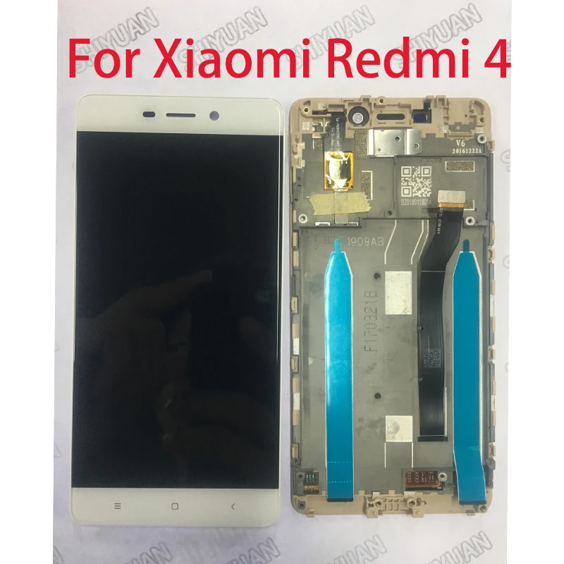 Оригинальный ЖК дисплей для Xiaomi Redmi 4 Стандартный 2 Гб ОЗУ 16 ПЗУ сенсорный экран