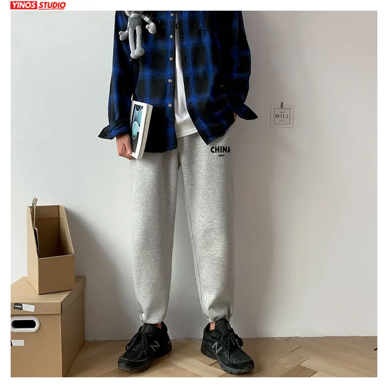 Прямая поставка мужские уличные свободные шаровары Осенние японские спортивные