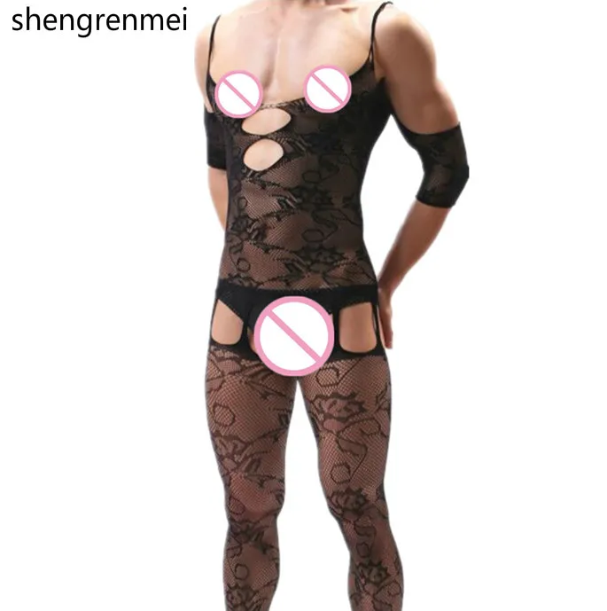 Shengrenmei Мужское нижнее белье джентльменская Экзотическая одежда для сна