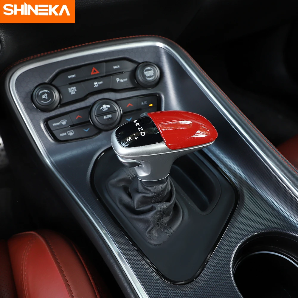 SHINEKA ручка переключения передач для Dodge charger+ ручка переключения рулевого механизма автомобиля декоративные наклейки для Dodge Challenger