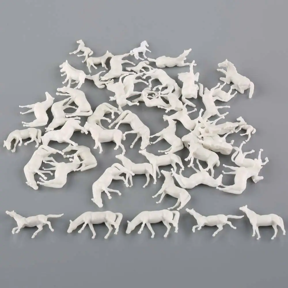 50 шт. Неокрашенная белая ферма|ho scale|scale hoho scale animals |