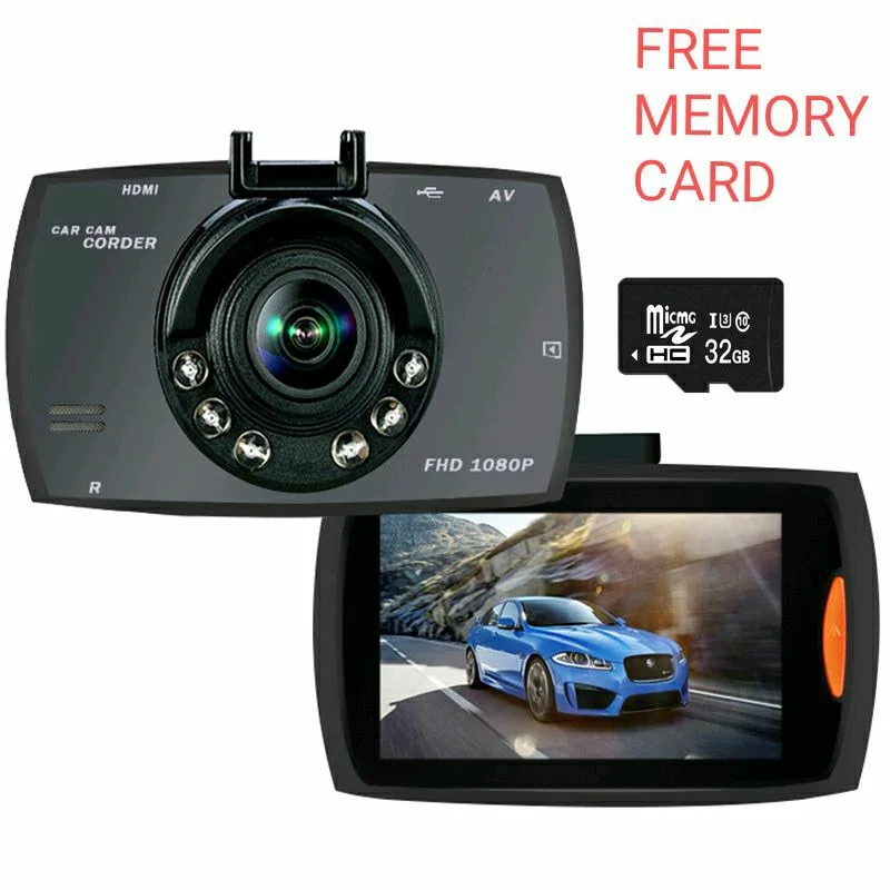 

2.7" FHD Dash Cam Car DVR Camera Vehicle Recorder 1080P G-Sensor 32 GB CARD INC
