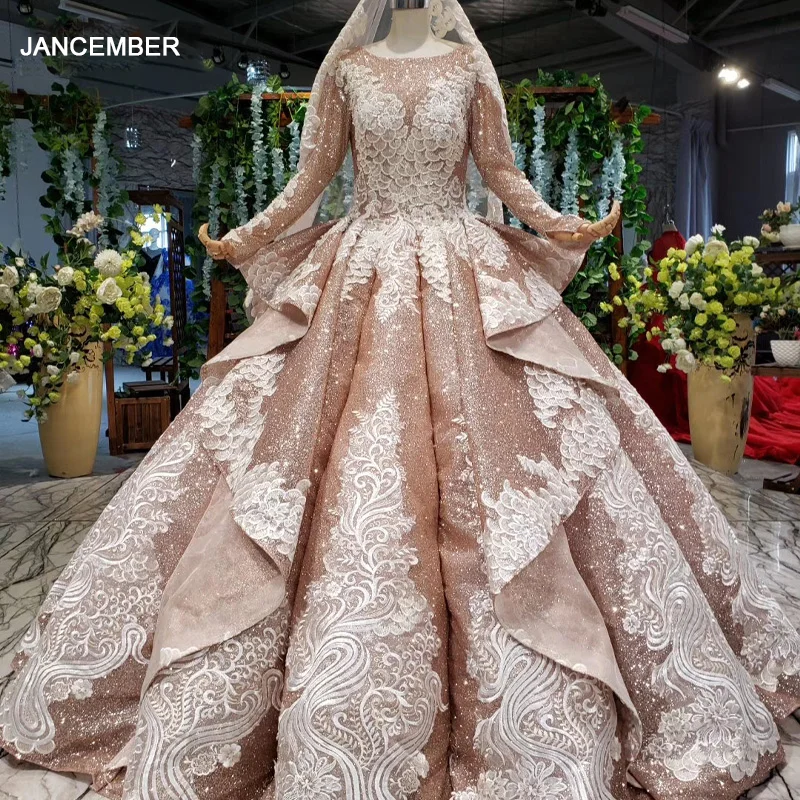 HTL925 арабское вечернее платье мусульманское женское с О образным вырезом и