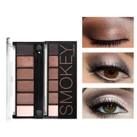 6 colors eyeshadow makeup set waterproof smudge proof eye shadow powder palette for women