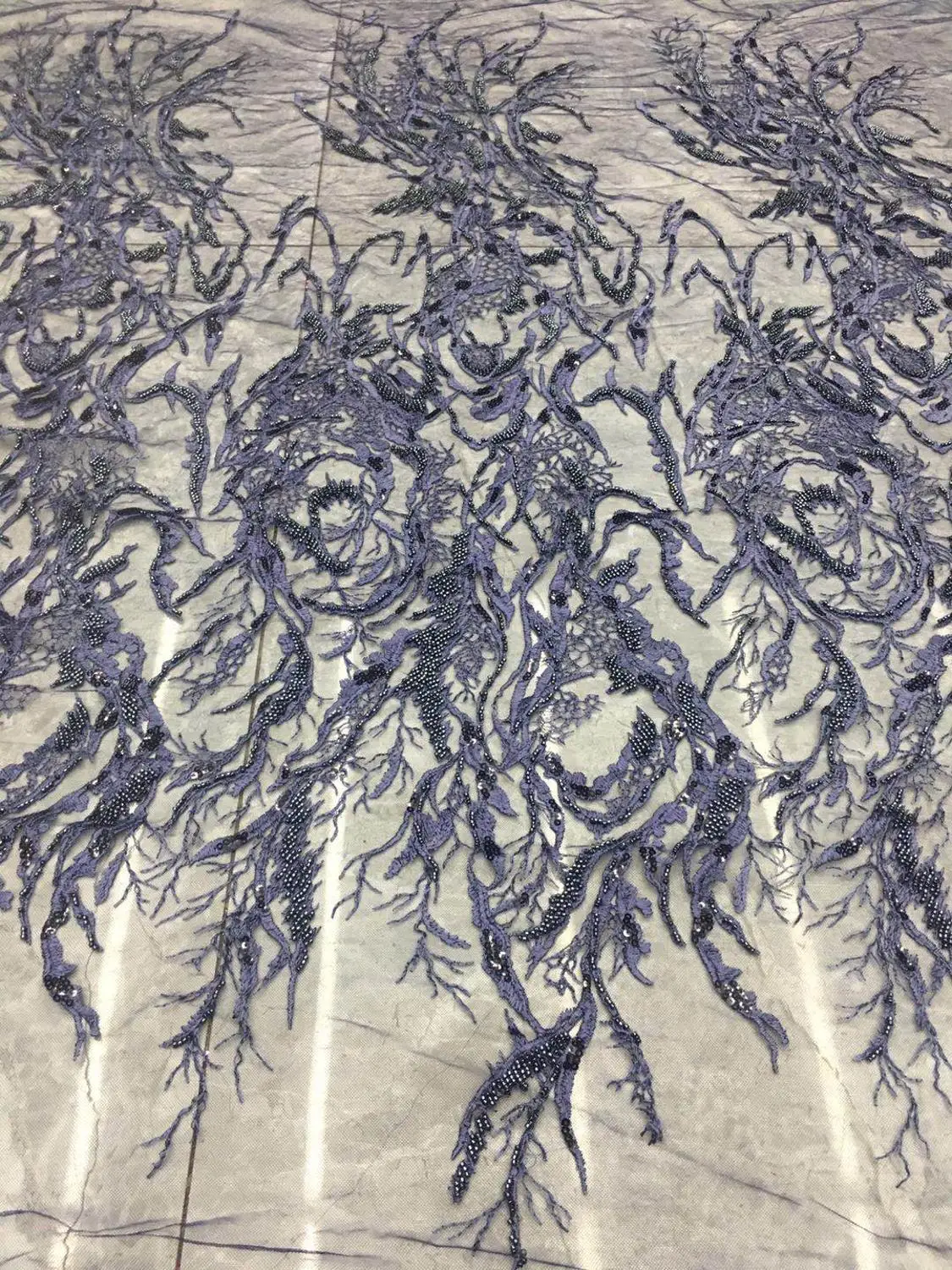 

Красивое темно-синее вечернее платье, ткань с вышивкой бисером, французский стиль, нигерийские кружева с сеткой, вечернее платье, банкетная ...