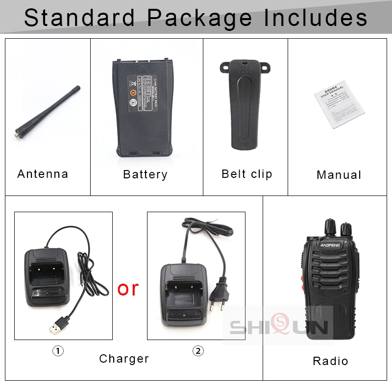 1PC or 2PCS Baofeng BF-888S Walkie Talkie 888s UHF 5W 400-470MHz BF888s BF 888S H777 Cheap Two Way Radio with USB Charger H-777 | Мобильные