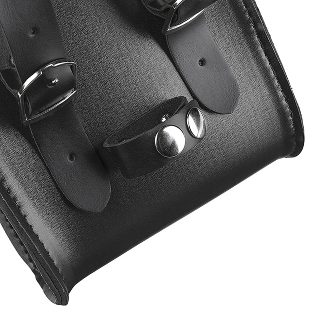 Waterproof Universal Motorcycle Faux Leather Luggage Storage interior weather proof Side Saddle Bag |