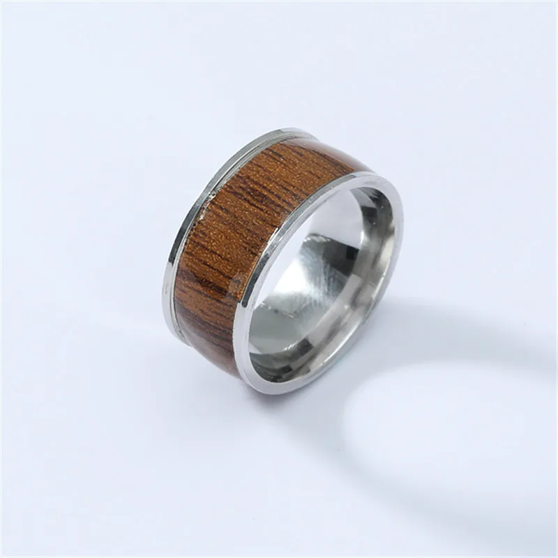 Манго модное кольцо под дерево 10 мм для мужчин и женщин | Украшения аксессуары