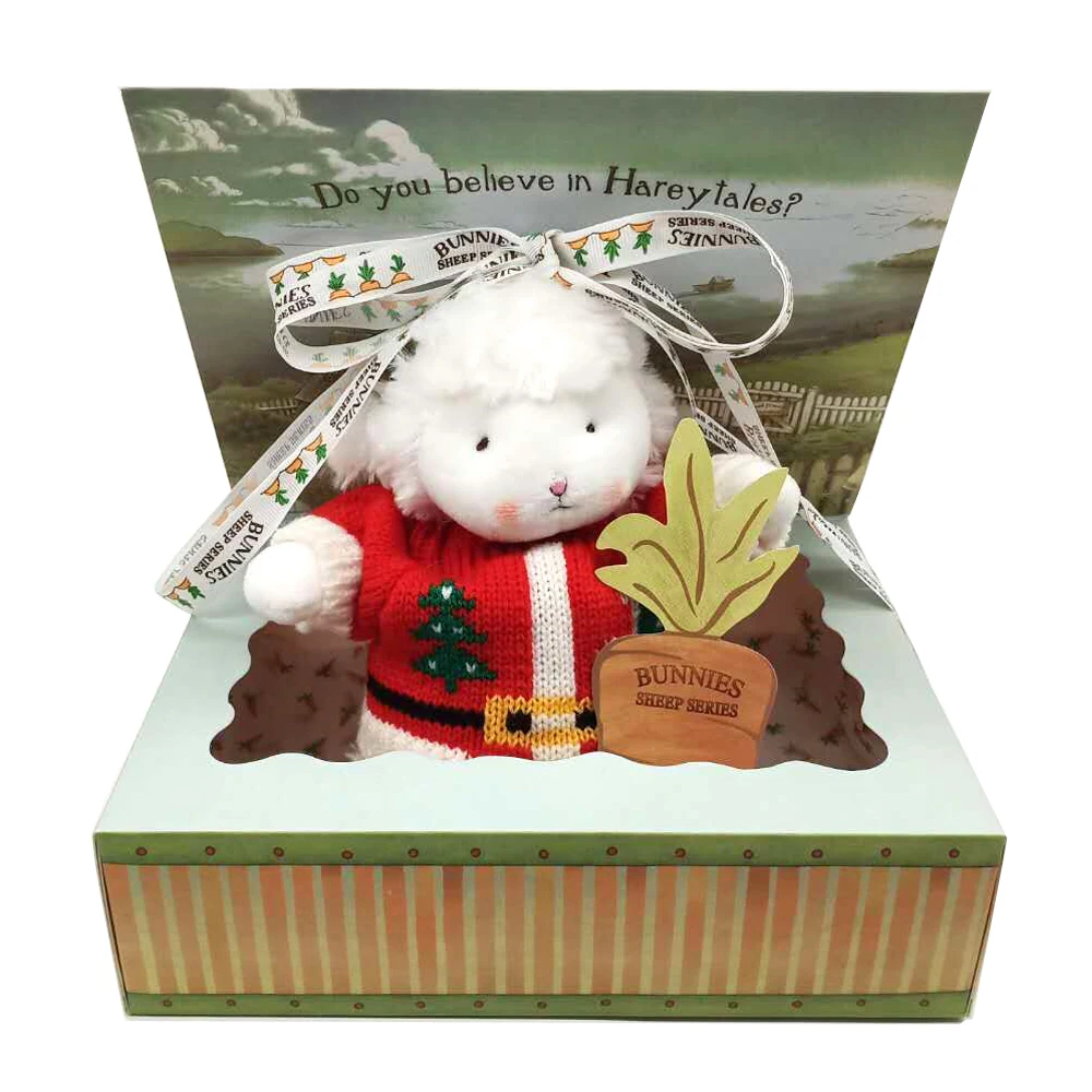 Куклы ягненка 17 см милые зайчики плюшевые игрушки мягкая набивная овечка кукла