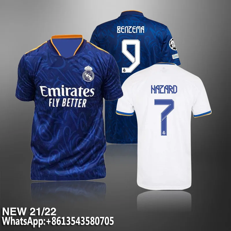 

2022 Top Quality shirt MARCELO 2021 shirt JOVIC BENZEMA 2021-22 Real MadridES MODRIC new home away third HAZARD VALVERDE