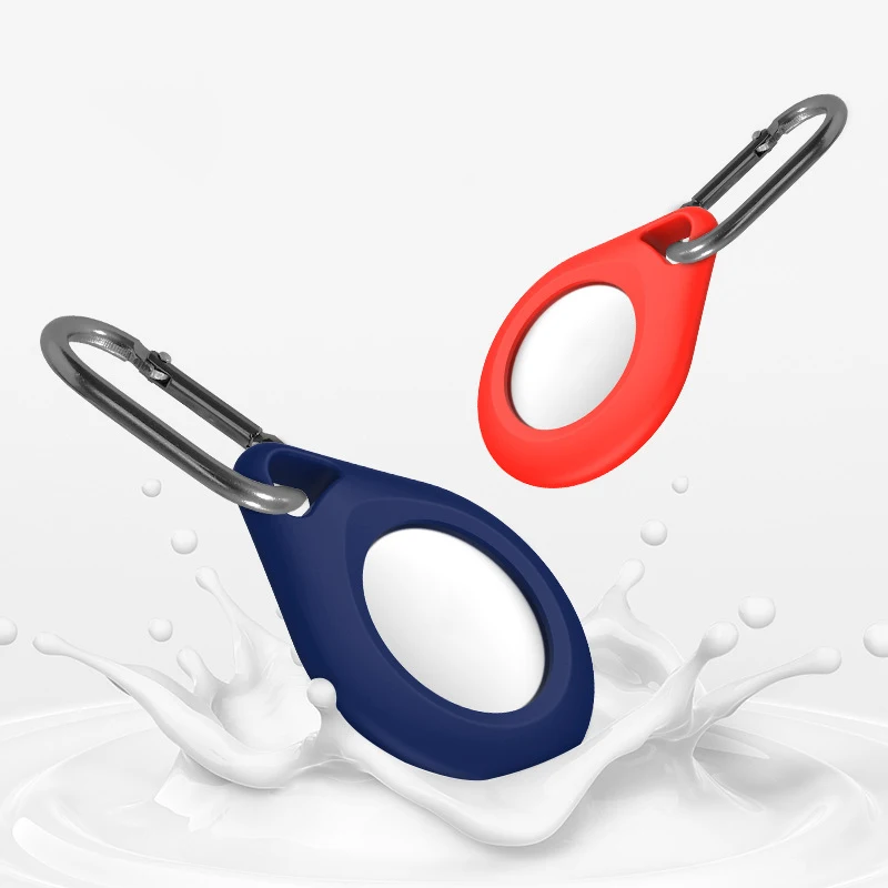 

Liquid Silicone Case For AirTags Protective Cover For Apple Location Tracker Airtag Accessories Anti-scratch Protective Sleeve