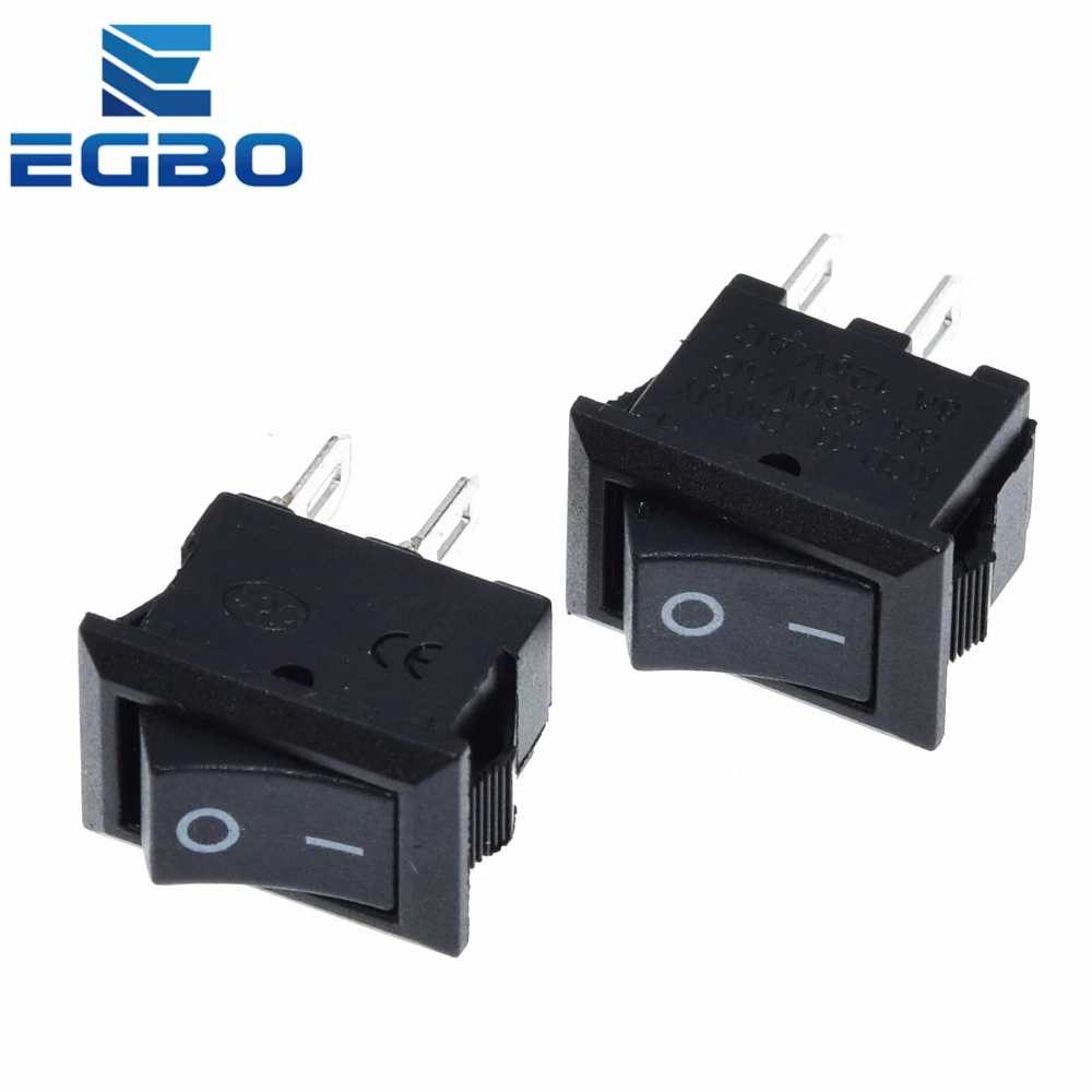 10 шт. egbo 10*15 мм SPST 2 контактный вкл./выкл. G130 клавишный переключатель для лодки KCD11