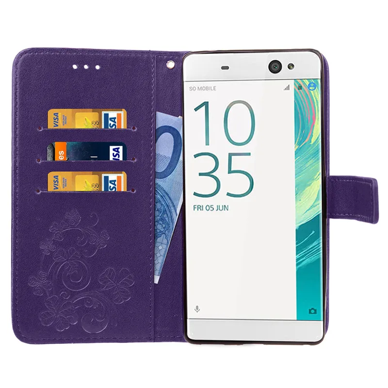 Роскошный флип-чехол для sony Xperia XA Ультра кожаный бумажник Coque C6 F3212 F3216 чехол