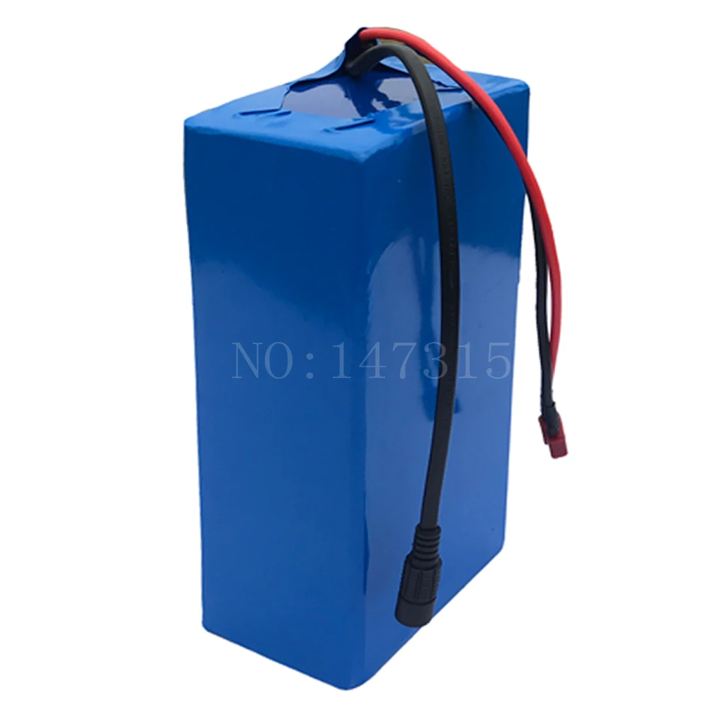 12V литиевая батарея 50Ah Электрический велосипед с 30A BMS и 12 6 V 5A зарядное устройство