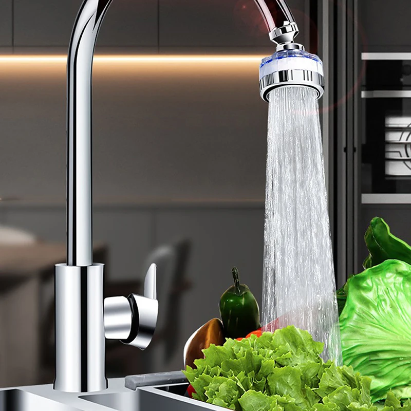 Поворачивающийся на 360 градусов фильтр для удаления хлора и брызг воды аэратор