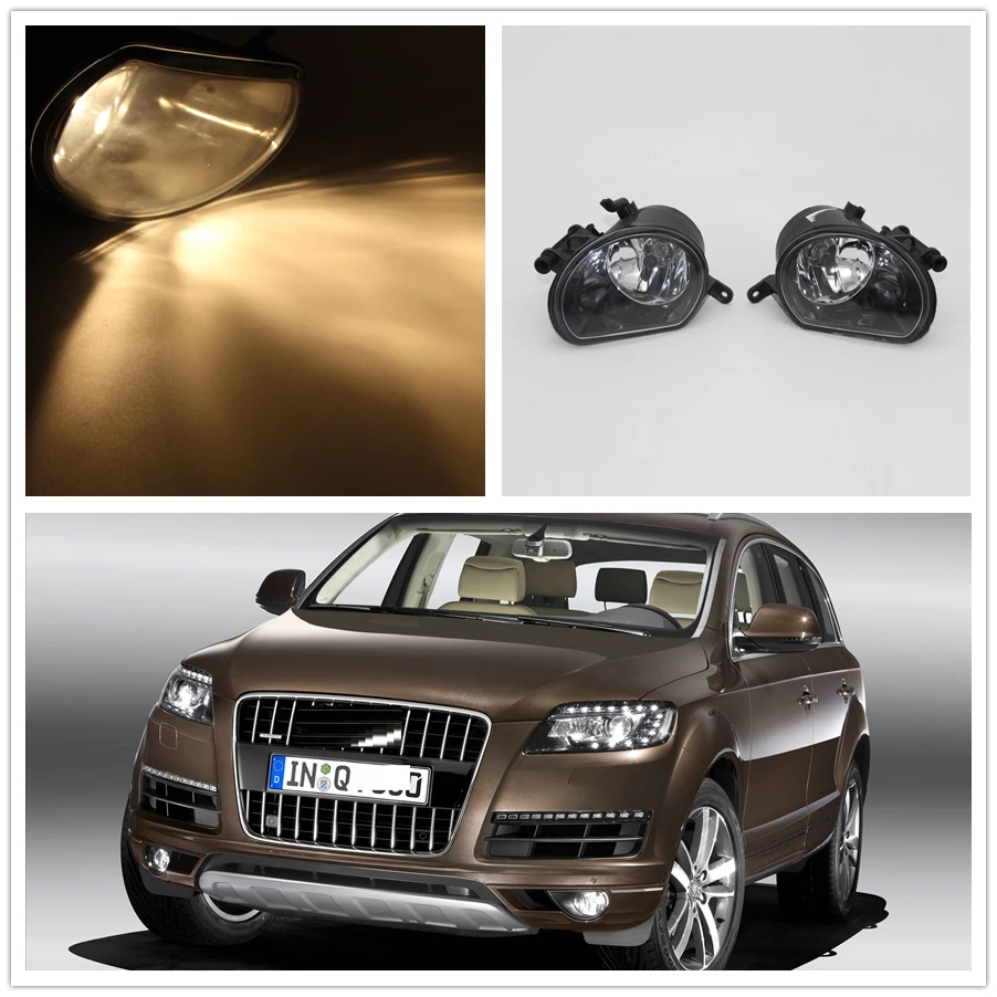 2 шт. автомобильный светильник для Audi Q7 2010 2011 2012 2013 2014 2015 Стайлинг передний