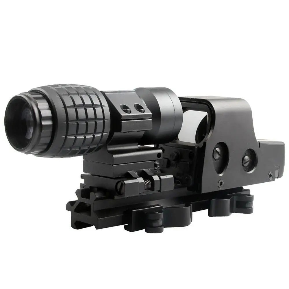 

3X hunting riflescope tactical scope optical Matched with red dot telescopic sight aiming device AR series Close Quarter Battle