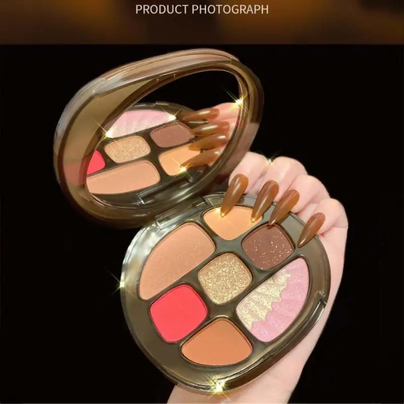 

8 Colors Acrylic Eyeshadow Palette Pearlescent Gentle Eyeshadow Powder Women Professional Eye Shadow Cosmetic TSLM1