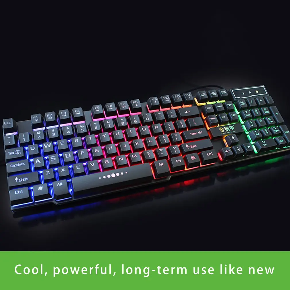 

X100 Professional Backlight Keyboard Ergonomic Usb Wired Gamer Led Gaming Gamer Keyboard For Pc Computer