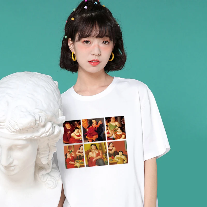 

Fashion Summer Harajuku Aesthetic T Shirt Women Short Sleeve Cotton Tops Vintage Tshirts