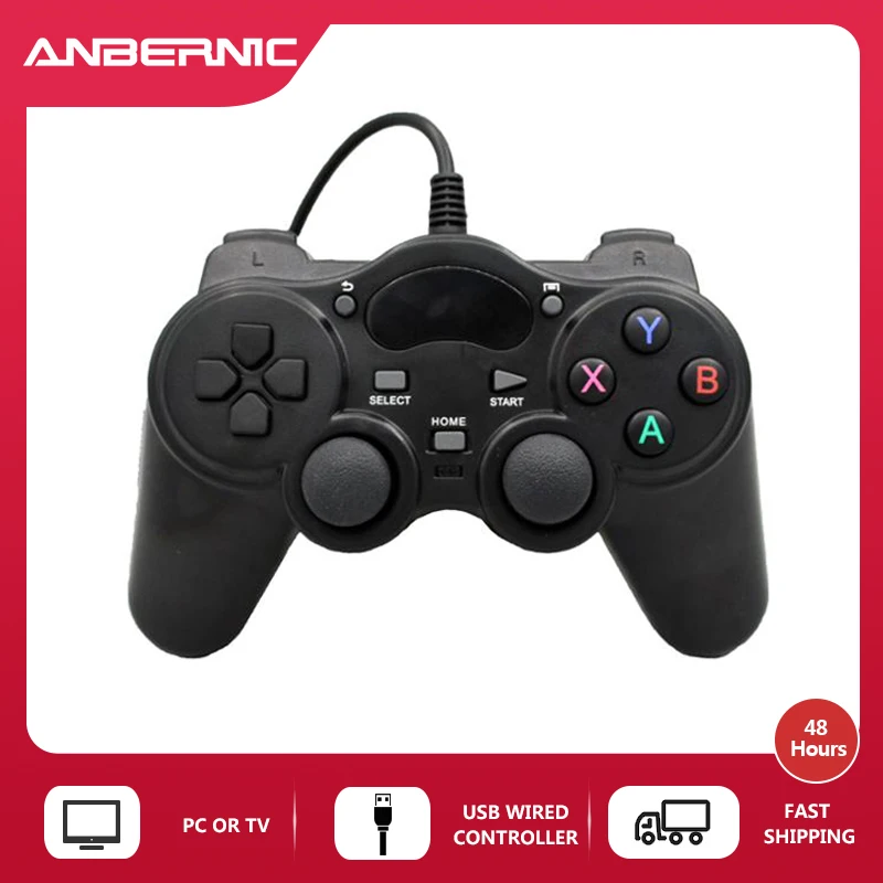 Проводной USB контроллер ANBERNIC геймпад для ПК/PS /X вход/Android X Pro BOX One консоль