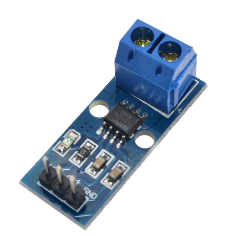 10Pcs Acs712 20A Range Hall Current Sensor Module Acs-712 3Pin | Электроника